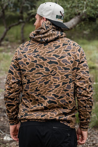 Thumbnail for Burlebo Fleece Hoodie - Gauge Camo