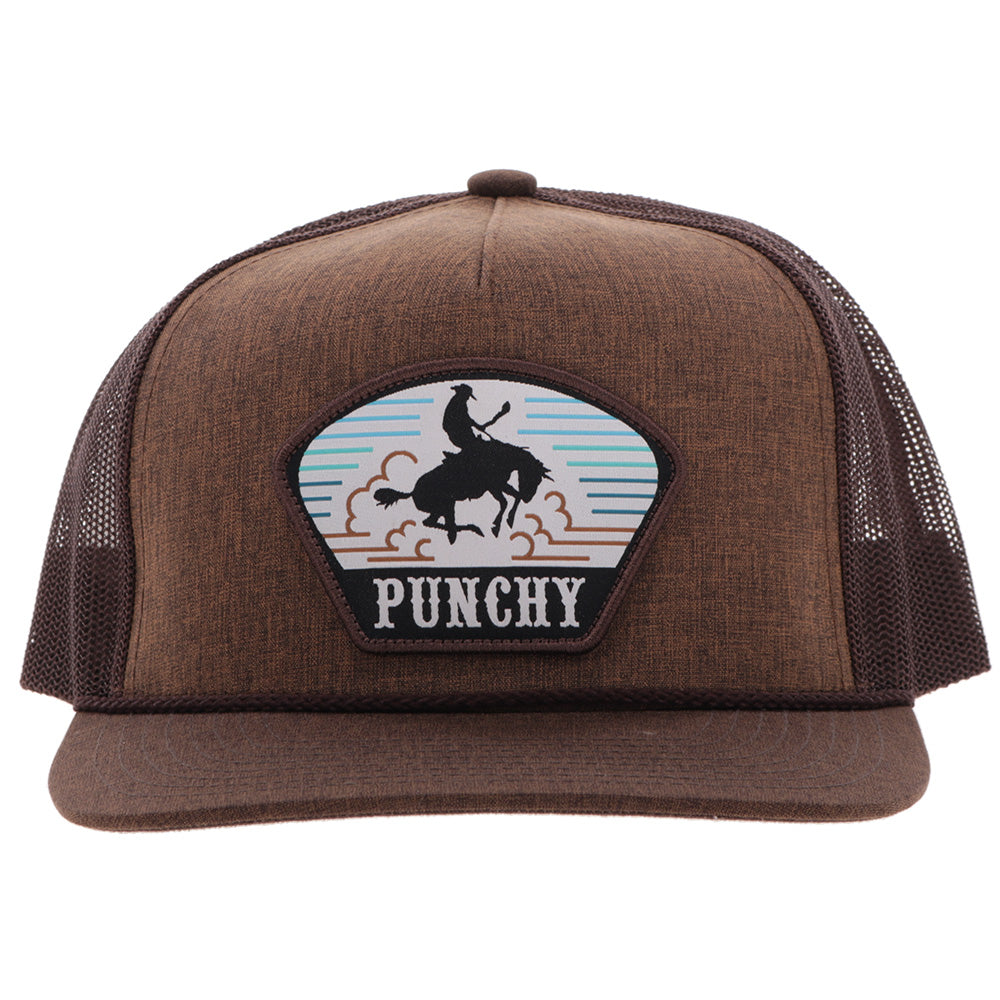 Hooey Cavvy Punchy Trucker Cap - Heather Brown
