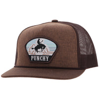 Thumbnail for Hooey Cavvy Punchy Trucker Cap - Heather Brown