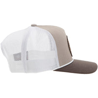 Thumbnail for The Quanah Cap - Tan/White with Brown/White Circle Patch