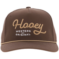 Thumbnail for Hooey OG Logo Performance Rope Cap - Brown