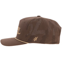 Thumbnail for Hooey OG Logo Performance Rope Cap - Brown