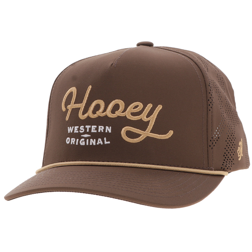 Hooey OG Logo Performance Rope Cap - Brown