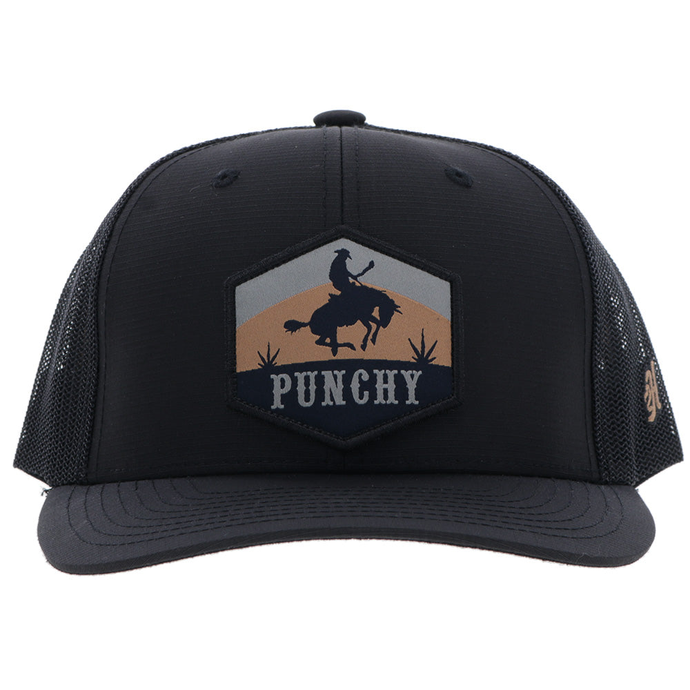 Hooey Ranchero Punchy Trucker Cap - Black