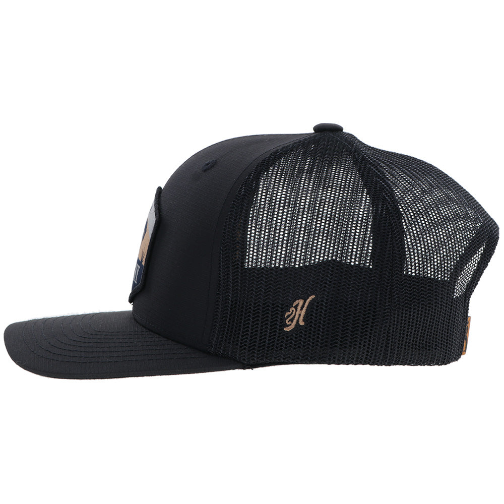 Hooey Ranchero Punchy Trucker Cap - Black