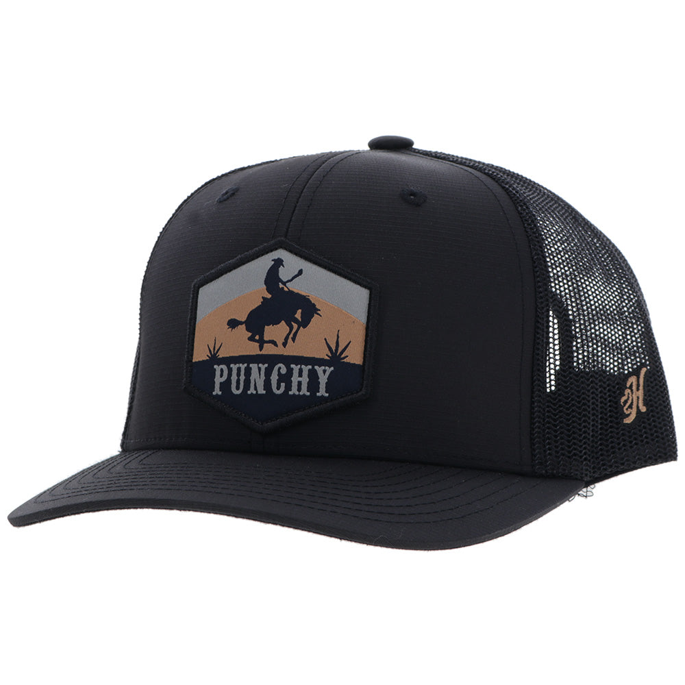Hooey Ranchero Punchy Trucker Cap - Black