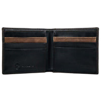 Thumbnail for Hooey Classic Smooth Black Bi-Fold Wallet