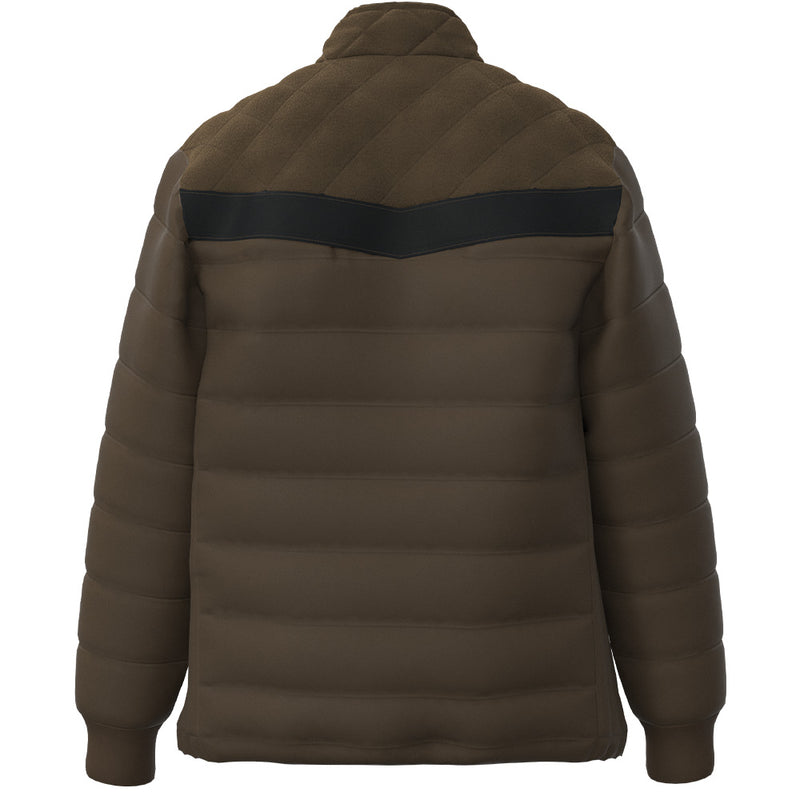 Hooey Puffer Jacket - Brown/Black