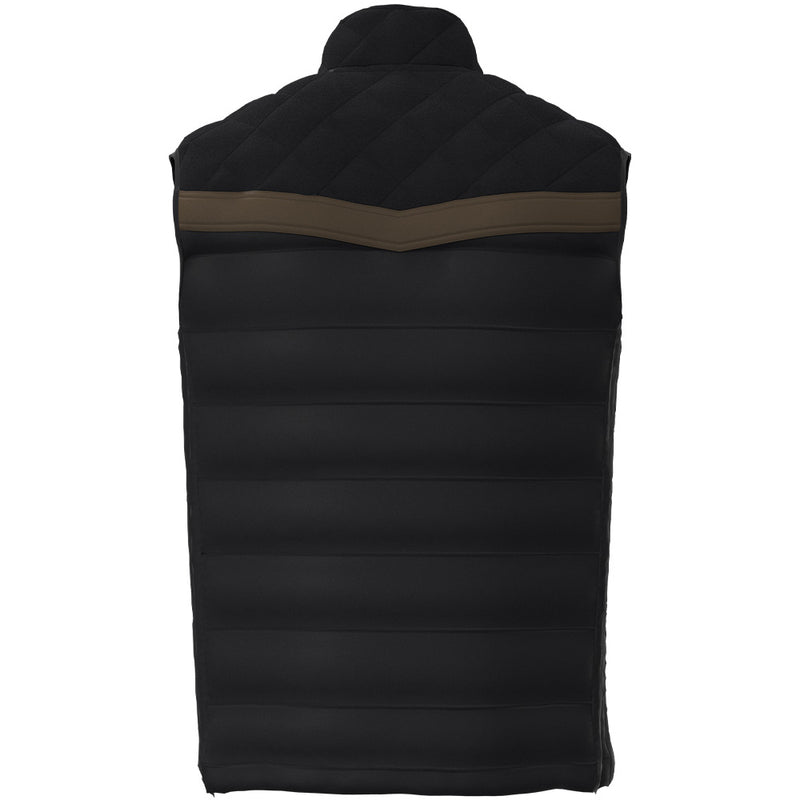 Hooey Puffer Vest - Black/Brown