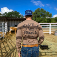 Thumbnail for Hooey Knockout LS Tee - Brown