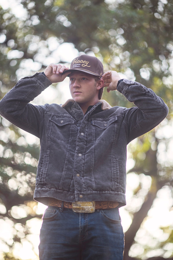 Hooey OG Logo Performance Rope Cap - Brown