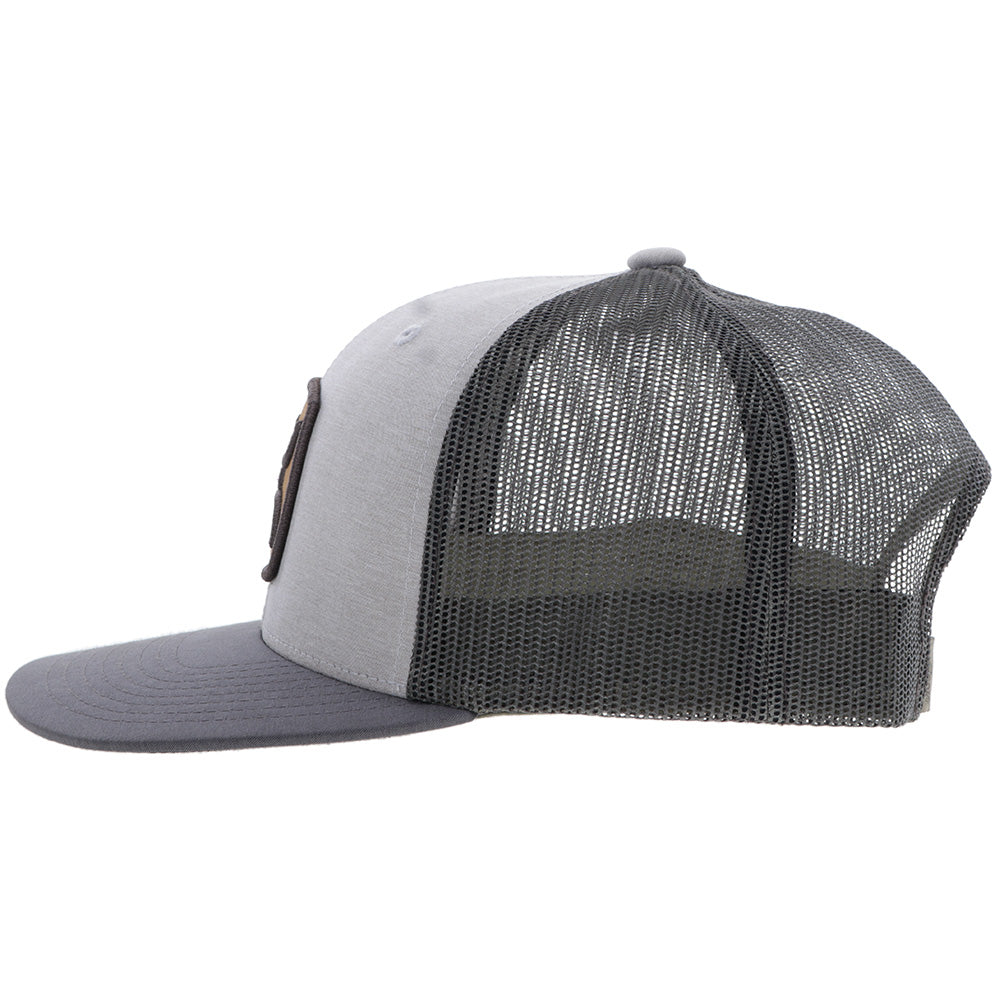 Hooey Zenith Trucker Cap - Light Grey/Grey