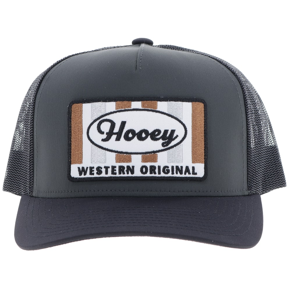 Hooey Sudan Trucker Cap - Charcoal/Black