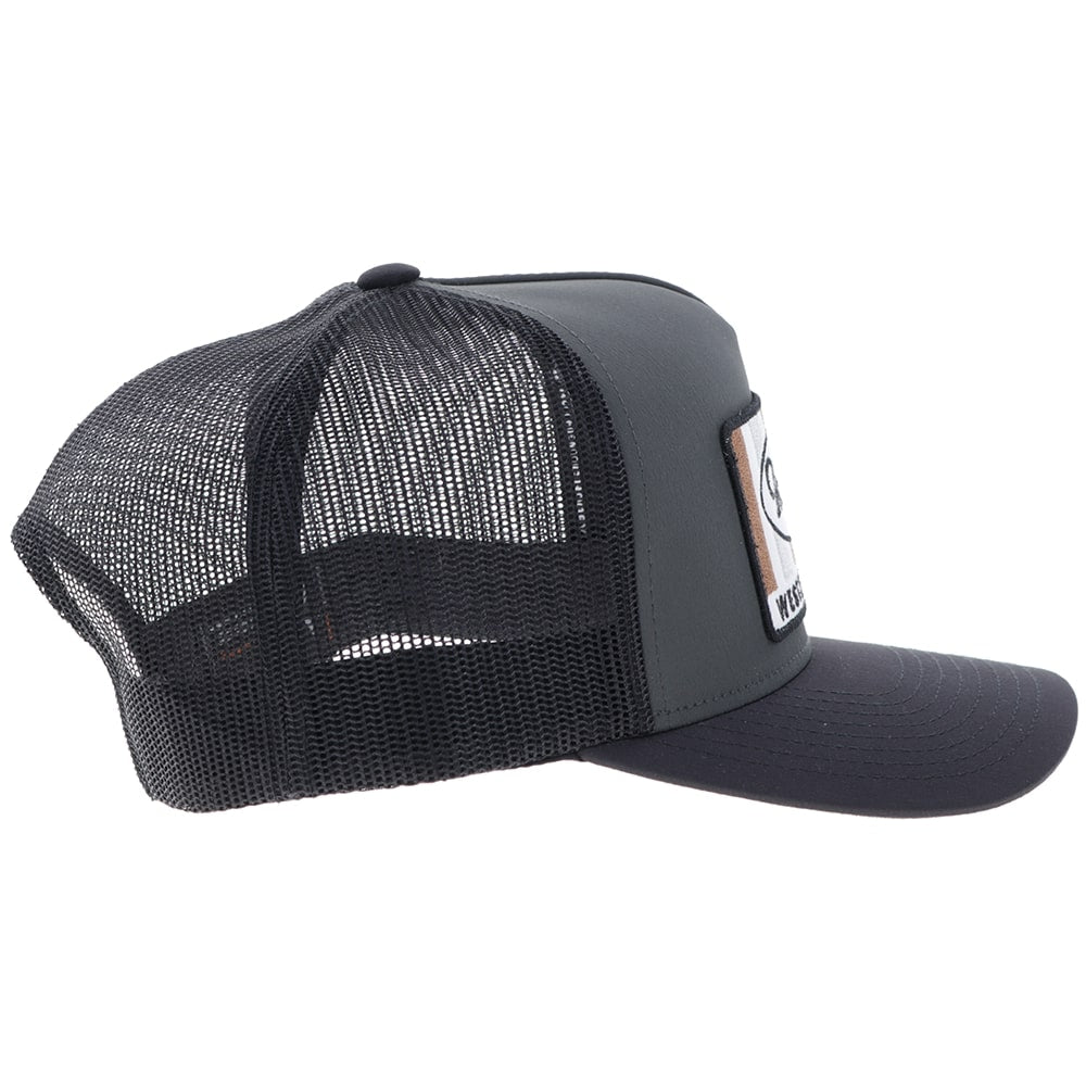 Hooey Sudan Trucker Cap - Charcoal/Black