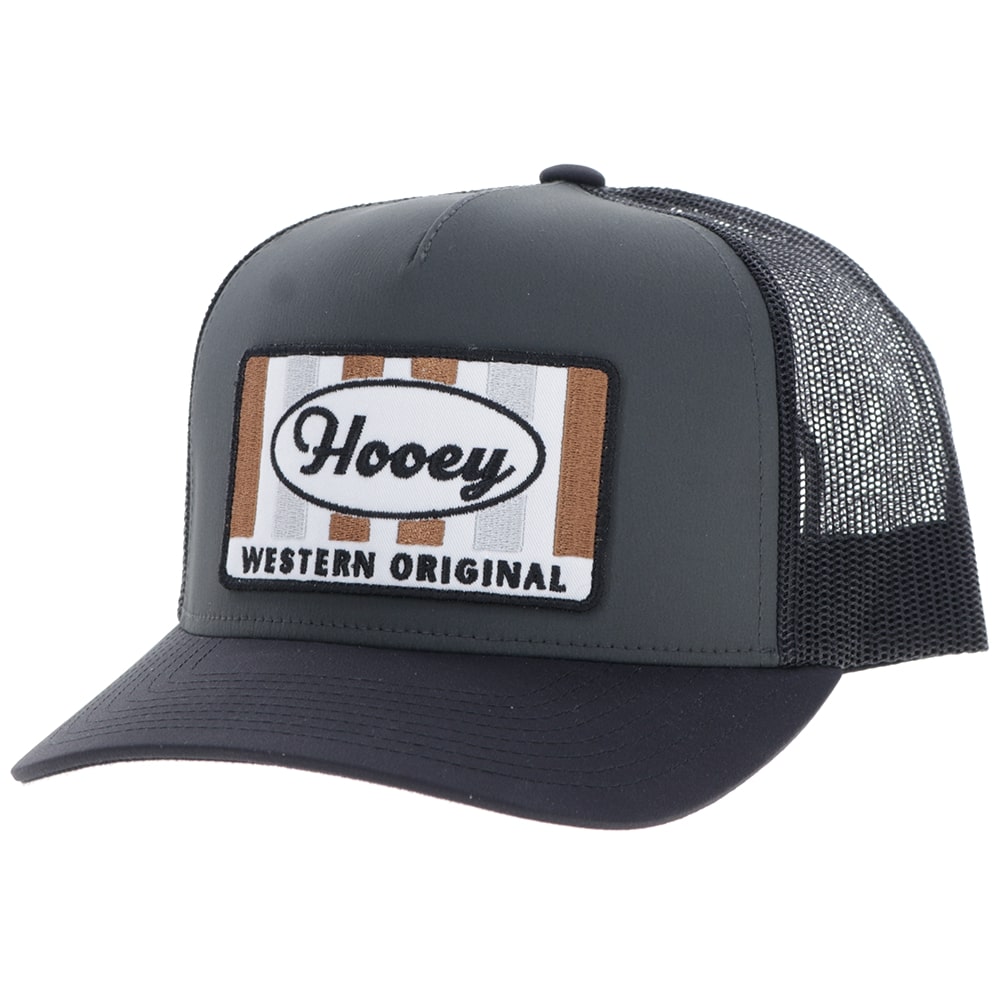 Hooey Sudan Trucker Cap - Charcoal/Black