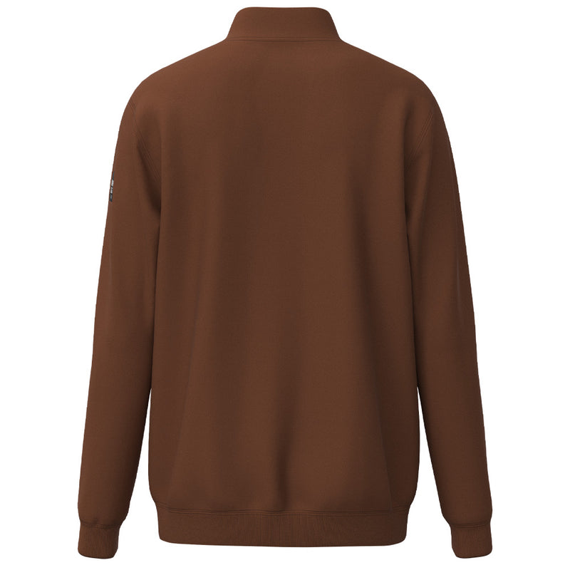 Hooey Ace LS Quarter Zip Pullover - Brown