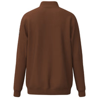Thumbnail for Hooey Ace LS Quarter Zip Pullover - Brown