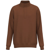 Thumbnail for Hooey Ace LS Quarter Zip Pullover - Brown