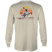 Thumbnail for Sunset Bronc LS Tee - Cream