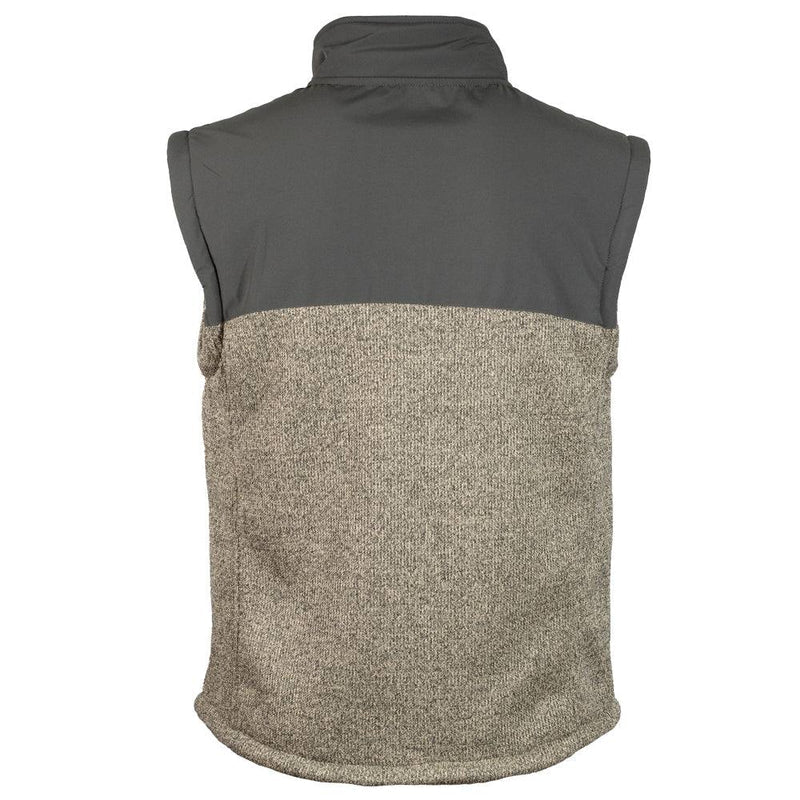 Hooey Tech Vest - Heathered Light Brown/Charcoal Grey