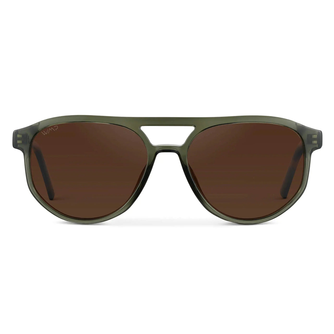 Hudson Polarized Sunglasses - Tortoise Sage / Brown Lens