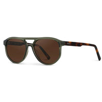 Thumbnail for Hudson Polarized Sunglasses - Tortoise Sage / Brown Lens