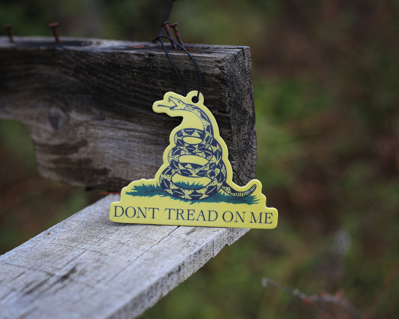 Don't Tread On Me car Freshener - New Car