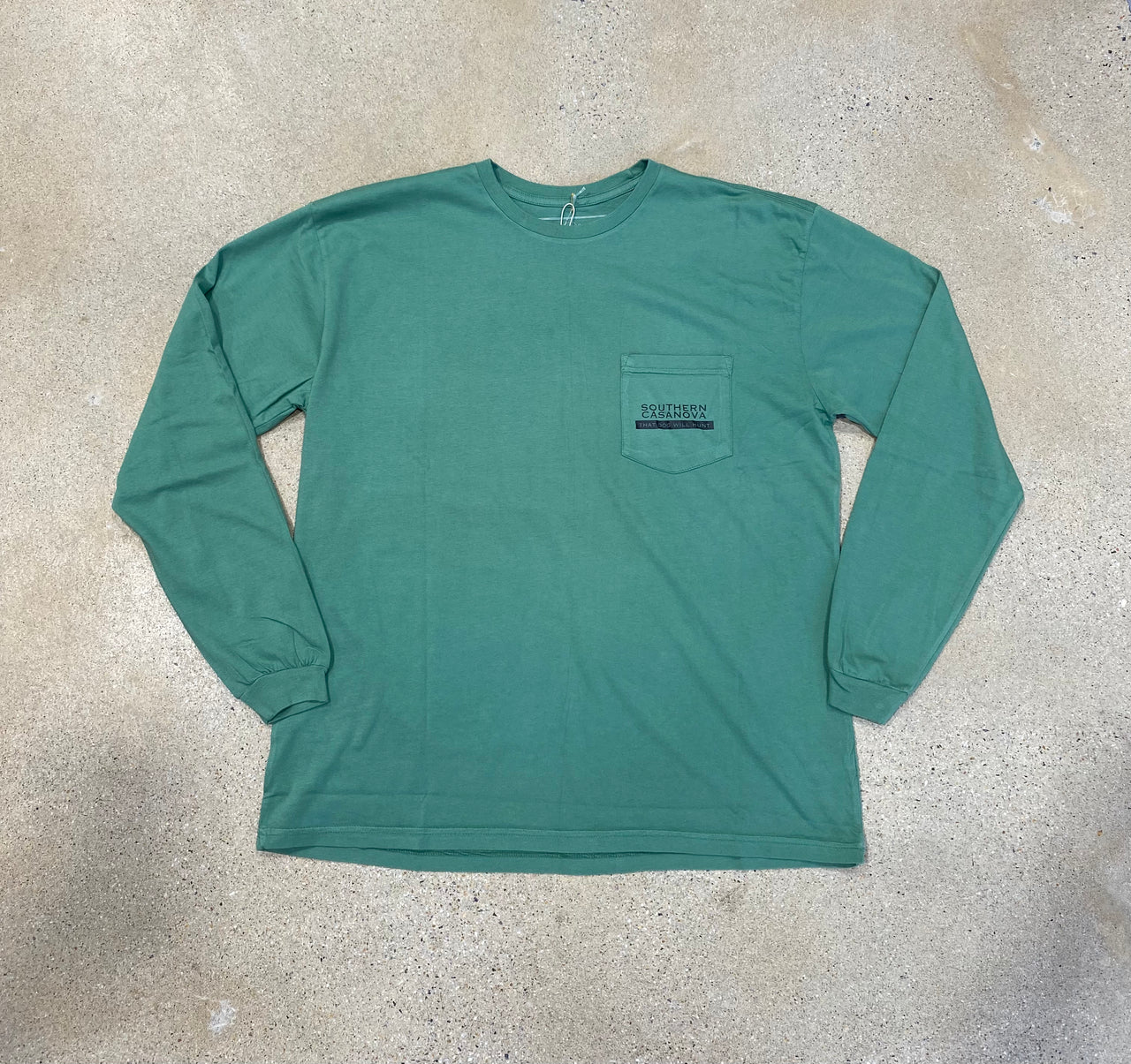 Hunt Trudge LS Tee - Forest Green