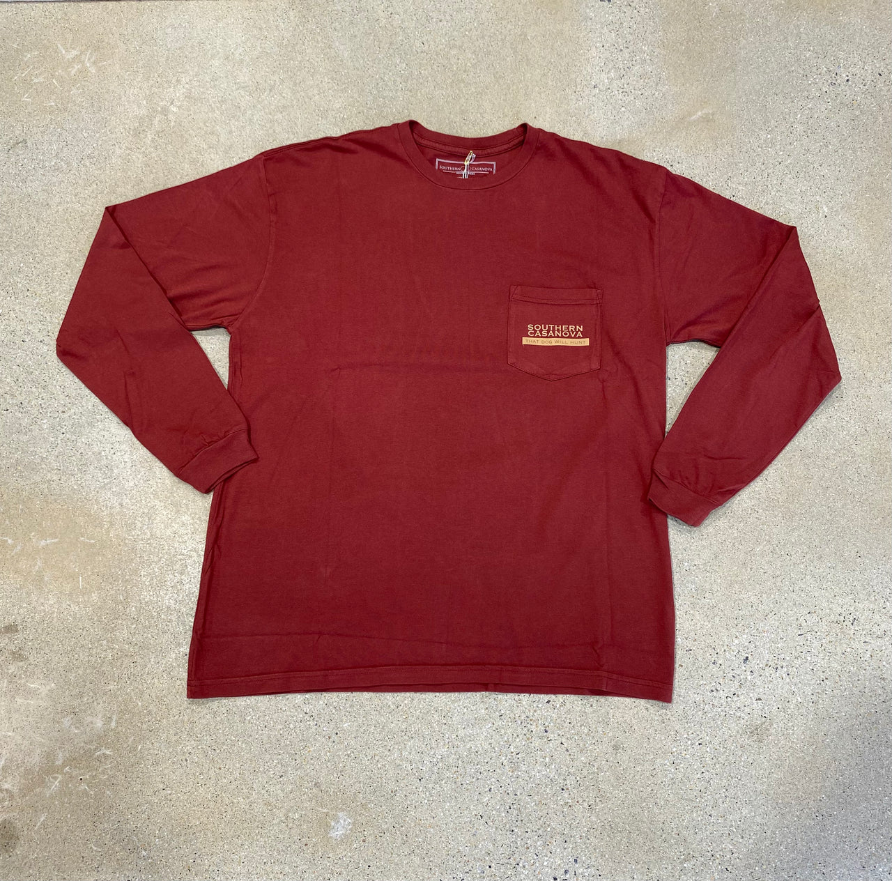 Camo Shells LS Tee - Brick