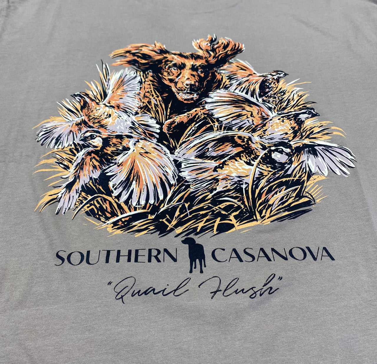 Quail Flush LS Tee - Light Brown