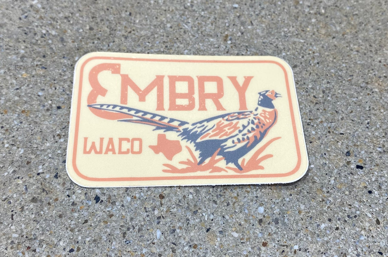 Pheasant Sticker