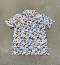 Thumbnail for Youth - Woodland Camo Performance Polo