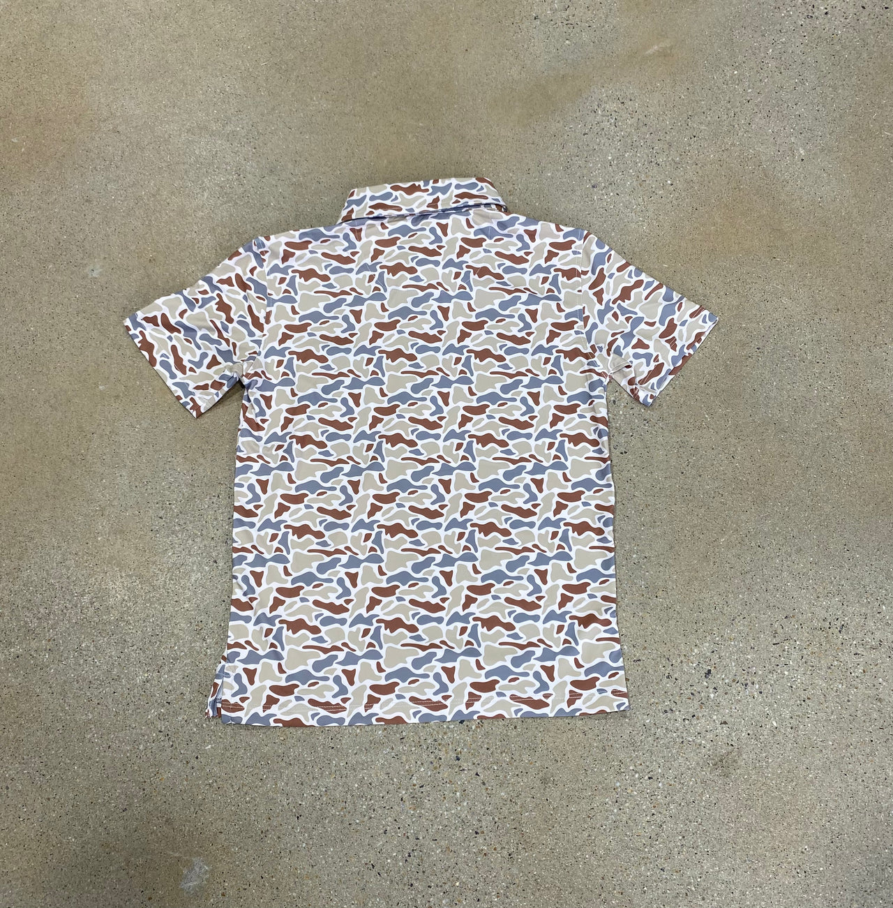Youth - Woodland Camo Performance Polo