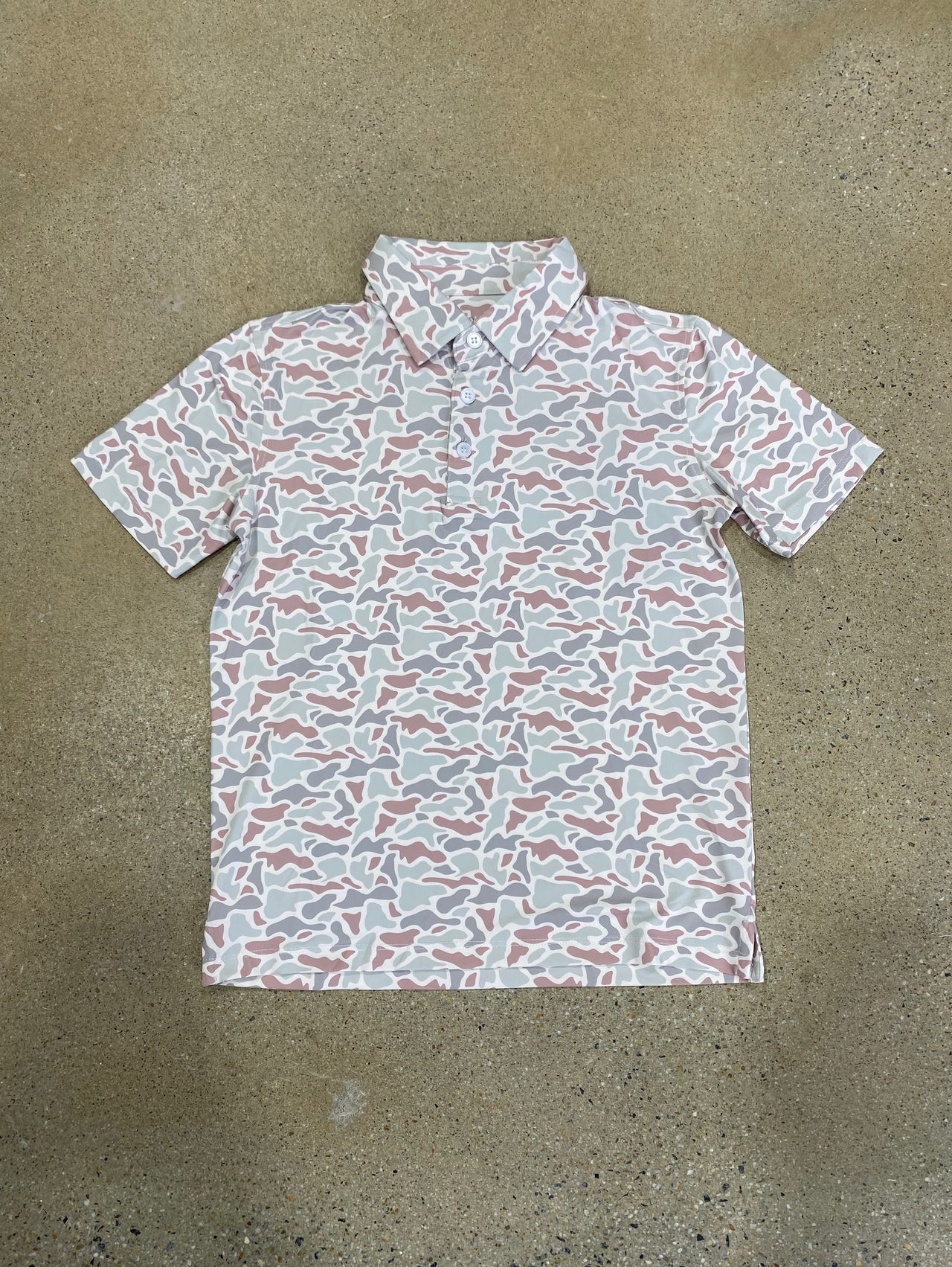Youth - Whitetail Camo Performance Polo