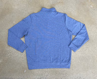 Thumbnail for Home Bound Original Heathered Quarter Zip – Captain Blue