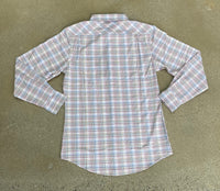 Thumbnail for Home Bound Multi Color Checked Performance Button Down