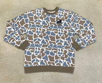 Thumbnail for Home Bound Lab Blue Old School Camo Crewneck