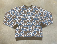 Thumbnail for Home Bound Lab Blue Old School Camo Crewneck