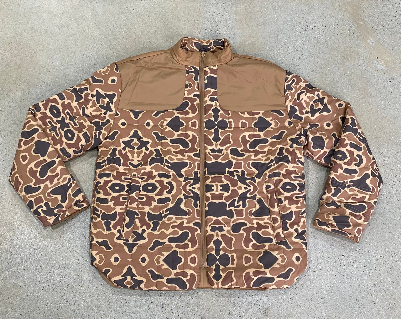 Southern Casanova Reversible Quilt Lofted Jacket - Field Camo