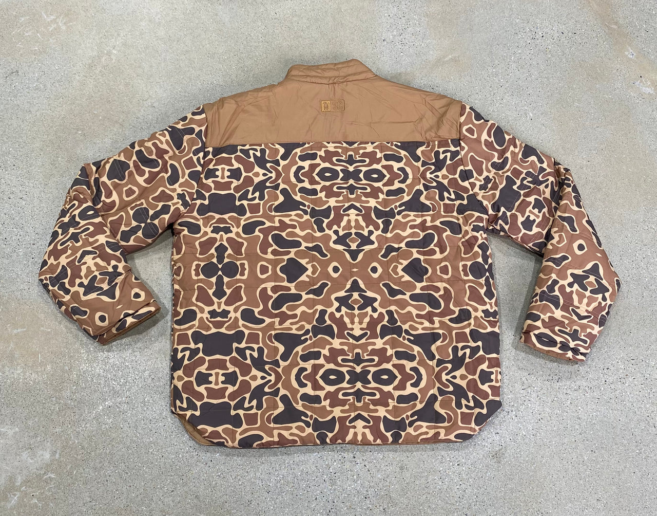 Southern Casanova Reversible Quilt Lofted Jacket - Field Camo