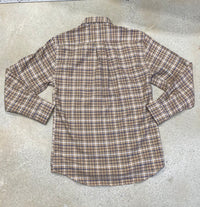 Thumbnail for Southern Casanova Long Sleeve Button Down - Bourbon Trail Check