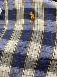 Thumbnail for Southern Casanova Long Sleeve Button Down - Forge Indigo Plaid