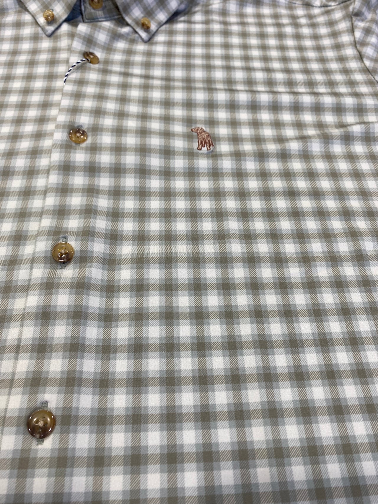 Southern Casanova Performance Long Sleeve Button Down - Low Country