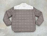 Thumbnail for Southern Casanova Reversible Quilt Lofted Jacket - Wheat Grain