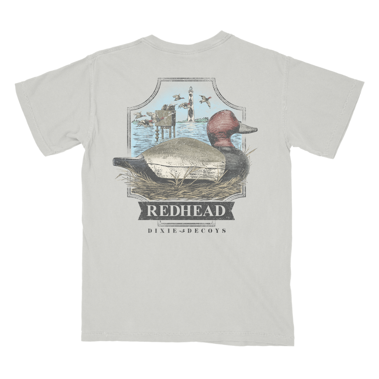 Redhead SS Tee - Light Grey