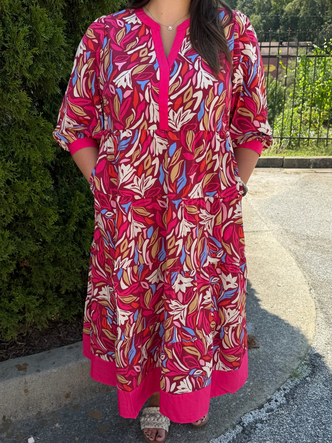 Mary Square Cameron Dress | Wind Rush Multi