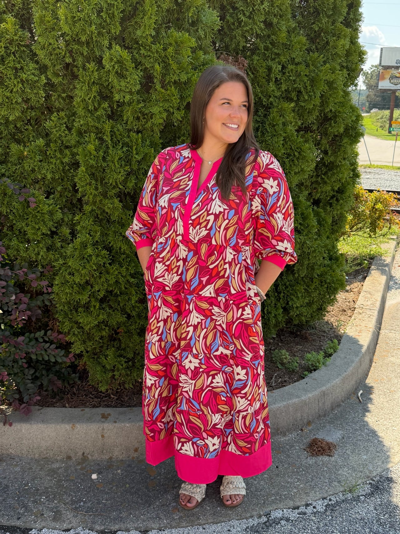 Mary Square Cameron Dress | Wind Rush Multi