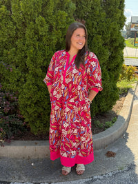 Thumbnail for Mary Square Cameron Dress | Wind Rush Multi