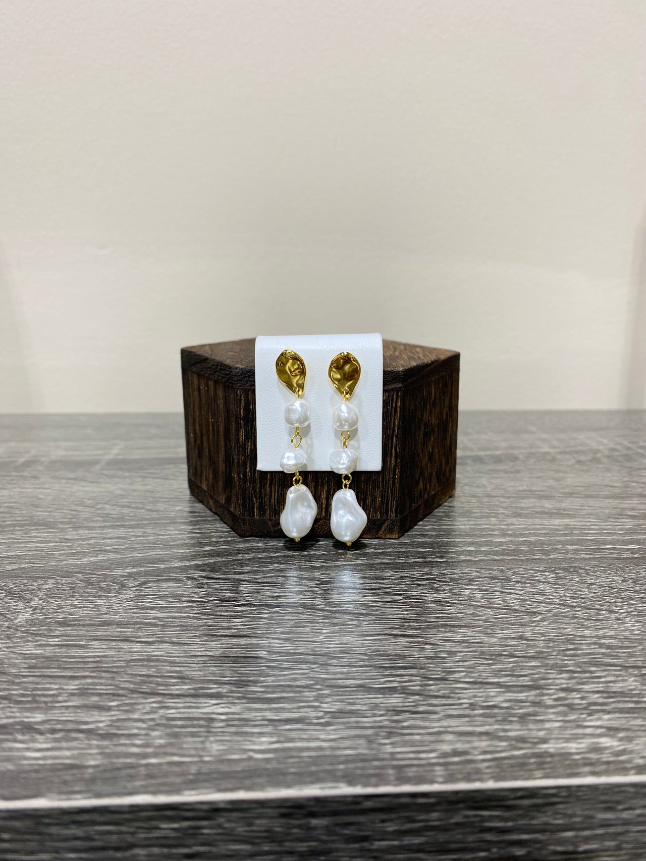 Baroque Pearl Drop Earrings