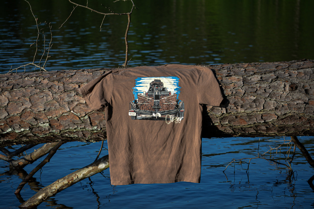 Ooser Hunt Co Rear View Short Sleeve T-Shirt - Brown